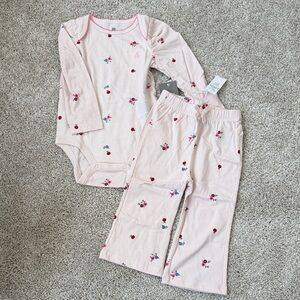 Gap Light Pink Floral set